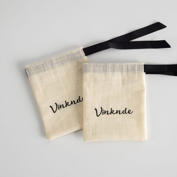 Custom Logo Mini Recyclable Linen Muslin Thick Necklace Earring Rings Packing Canvas Jewelry Pouch Cotton Drawstring Bag - 图片 3