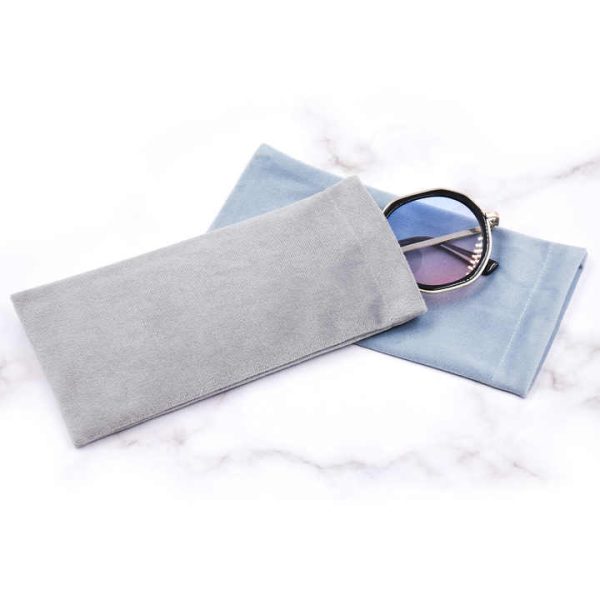 Wholesale Custom Velvet Jewelry Glasses Pouch Bag Packaging Black Velvet Drawstring Gift Dust Bag With Custom Logo - 图片 5