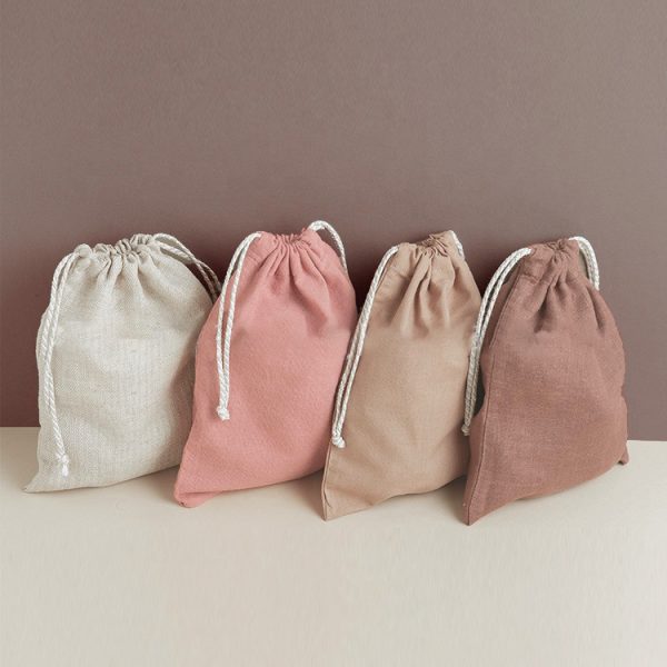 Key Chain With Bag Bracelet Jewelry Gift Bag Suede Velvet Small Drawstring Jewelry Bag Green - 图片 3