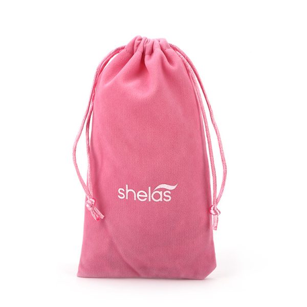 Key Chain With Bag Bracelet Jewelry Gift Bag Suede Velvet Small Drawstring Jewelry Bag Green - 图片 4