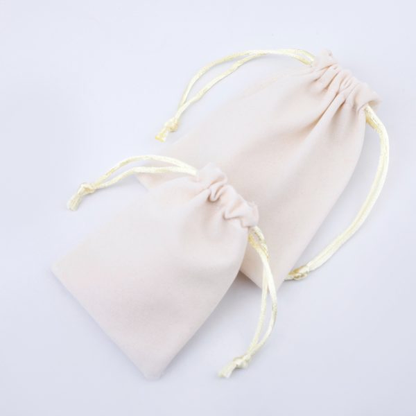 Custom Logo Printed Velvet Pouches Long Drawstring Gift Bags for Jewelry & Accessories Tube Packaging Watches Glasses Earrings - 图片 5