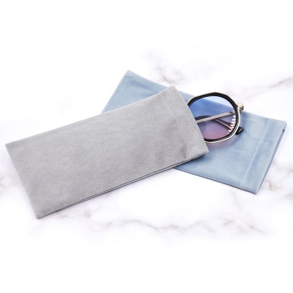 Wholesale Custom Velvet Jewelry Glasses Pouch Bag Packaging Black Velvet Drawstring Gift Dust Bag With Custom Logo - 图片 2