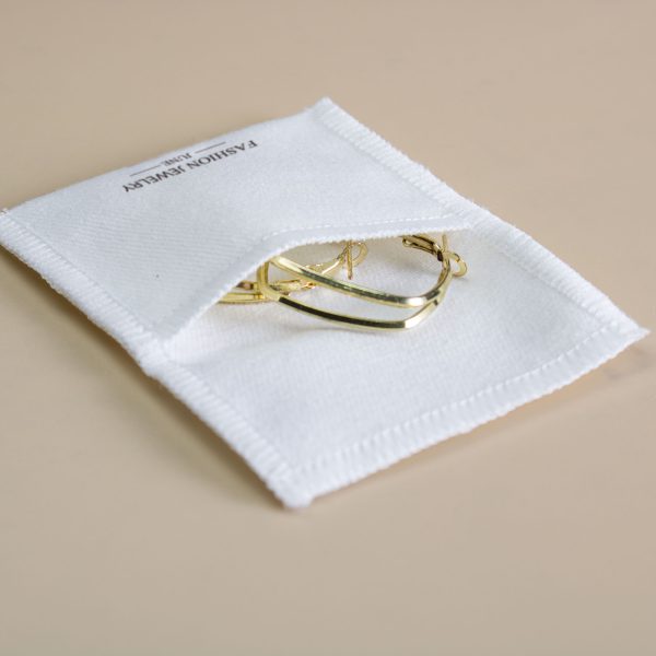Luxury Embroidered Elegant Look Protective Travel Organizer Custom Branding Jewelry Display Cotton Envelope Pouch - 图片 6
