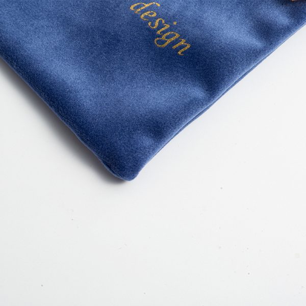 Luxury Soft Pink Velvet Pouch for Jewelry Customized Drawstring Velvet Bags Dust Gift Cosmetic Packaging Bag - 图片 4
