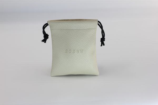 High end gray leather product packaging bags from Chinese factories, customizable packaging bags with hot stamping logo