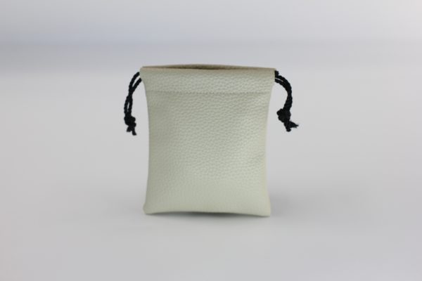 High end gray leather product packaging bags from Chinese factories, customizable packaging bags with hot stamping logo - 图片 2