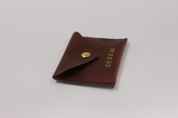 Customized brown leather drawstring pocket, premium product packaging bag, from a cloth bag factory in China - 图片 5